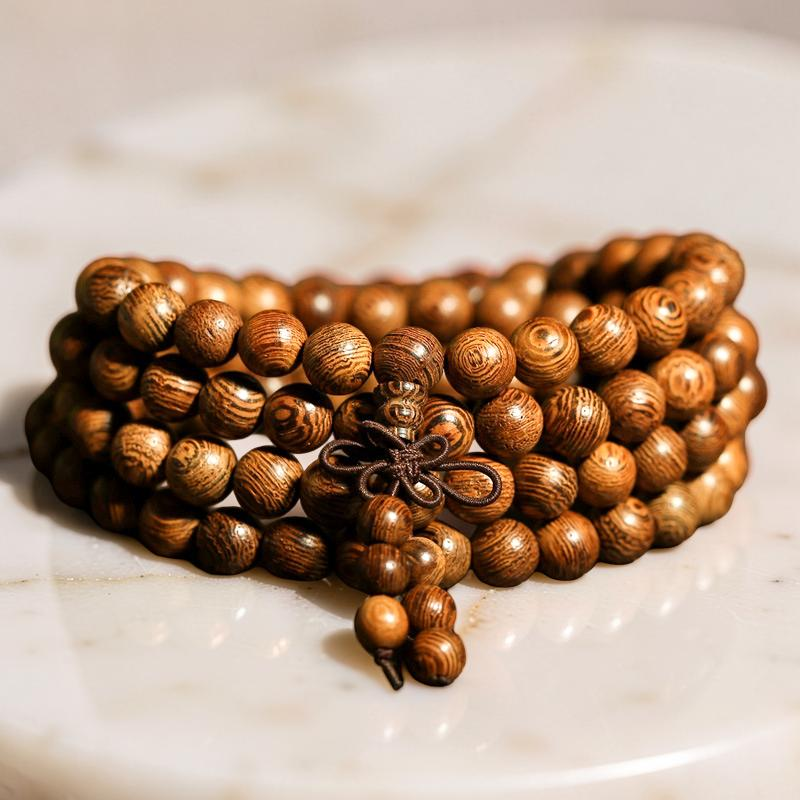 Mâlâ 108 Perles Bois de Wengé - Force
