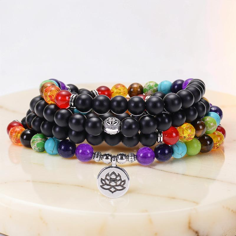 Mâlâ 108 Perles – Zenitude, Pierre de Lave