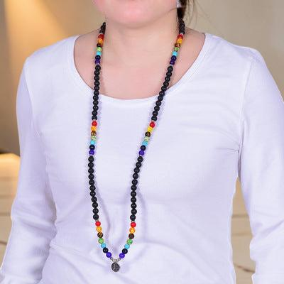 Mâlâ 108 Perles – Zenitude, Pierre de Lave