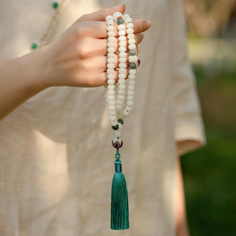Mâlâ Lotus Graine de Bodhi – Perla, 108 Perles