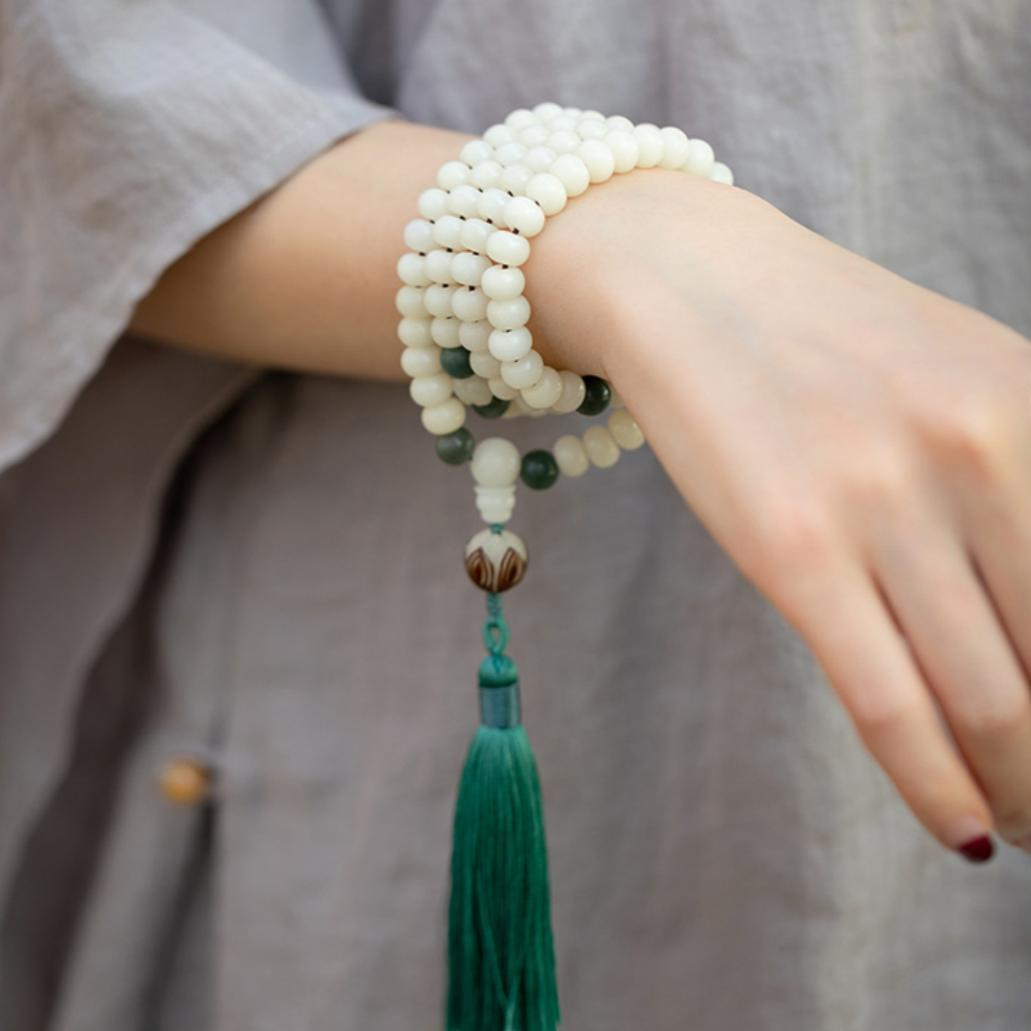 Mâlâ Lotus Graine de Bodhi – Perla, 108 Perles