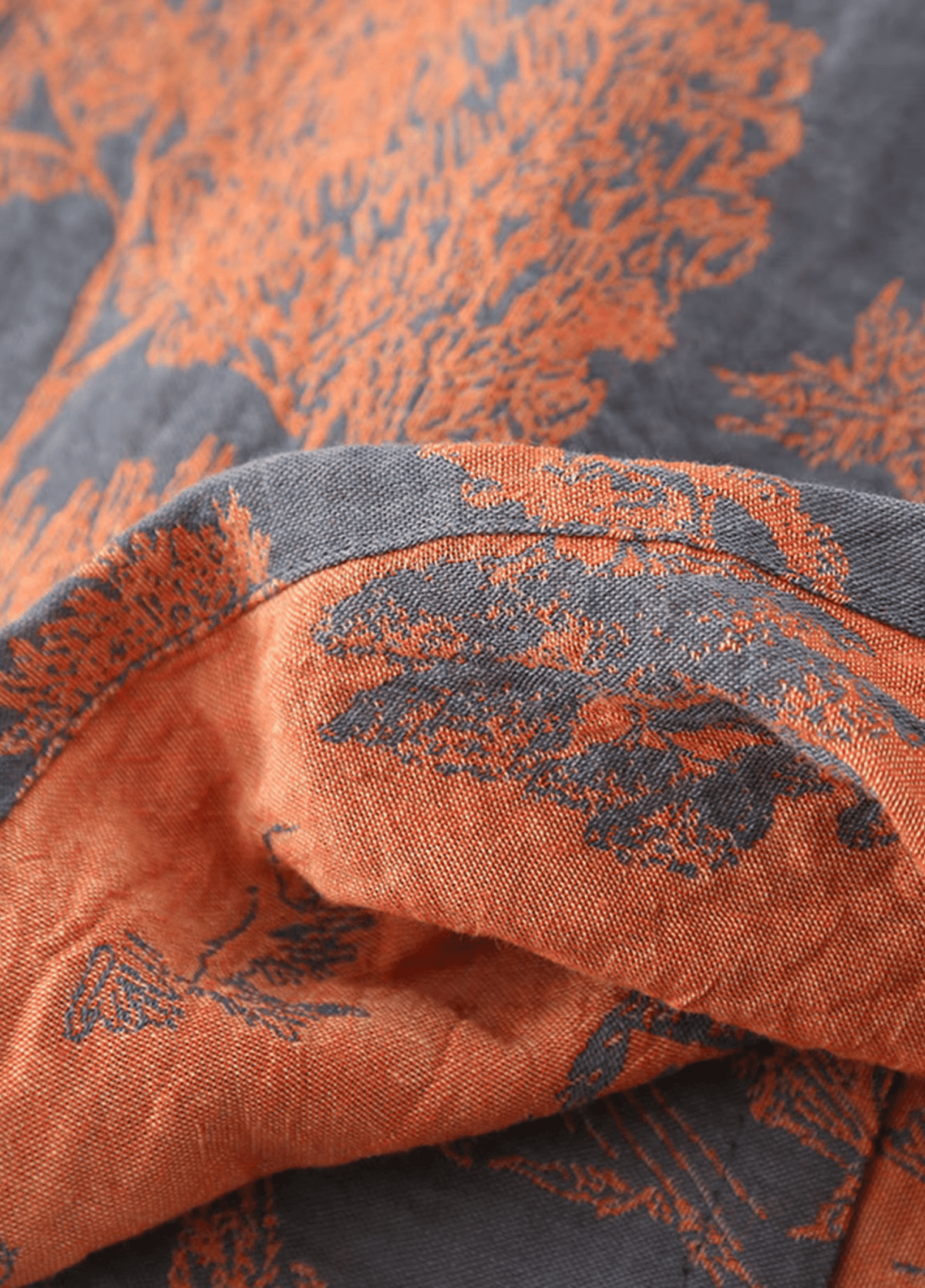 Peignoir kimono homme coton bleu – Ukiyo