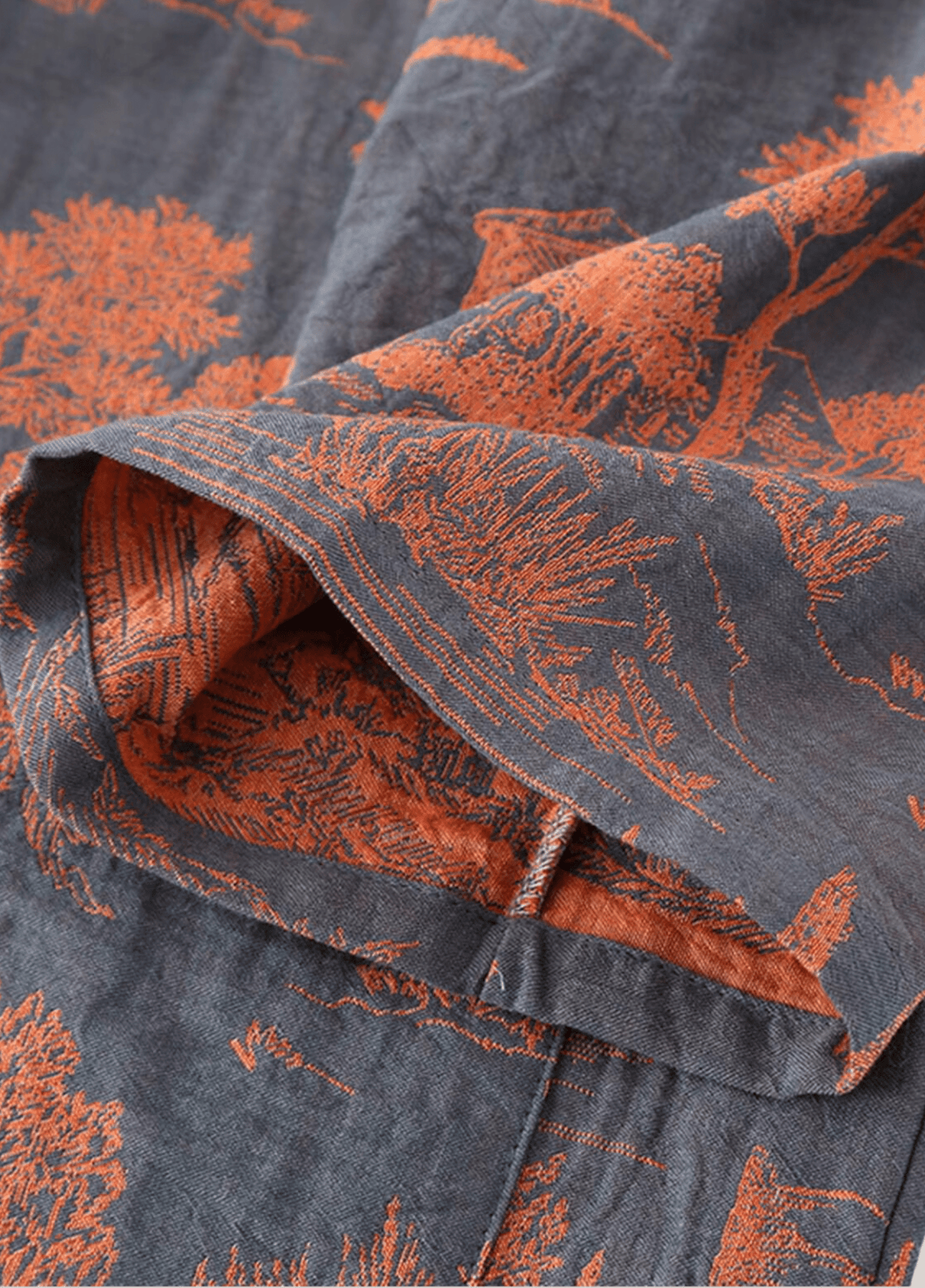 Peignoir kimono femme coton bleu – Kaido