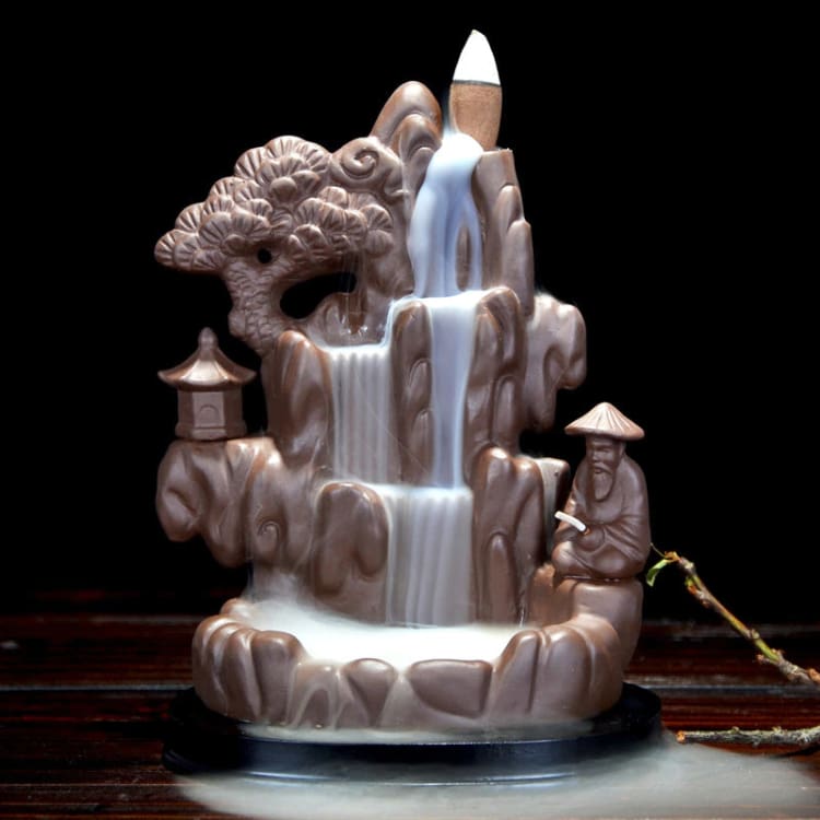 Porte-Encens “Source de Vie” – Support Décoratif Élégant pour Encens Bâton & Cône