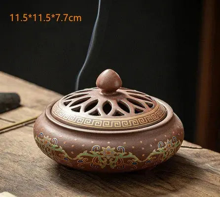 Brûleur d’Encens en Céramique Zen, Élégance & Sérénité