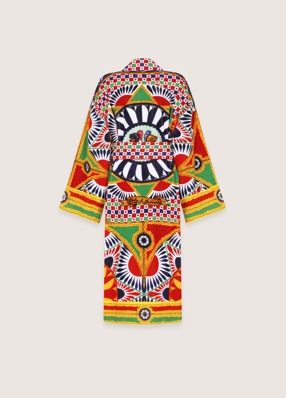 Robe kimono femme motif éventail multi – Matsuri
