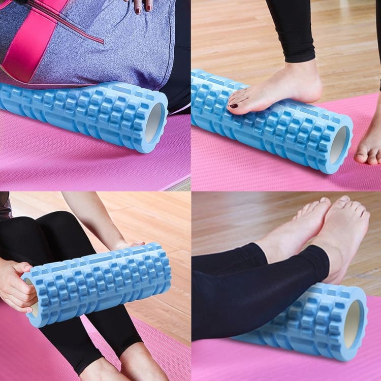 Rouleau de Massage Lisse Yoga en ABS & EVA 33 × 14 cm