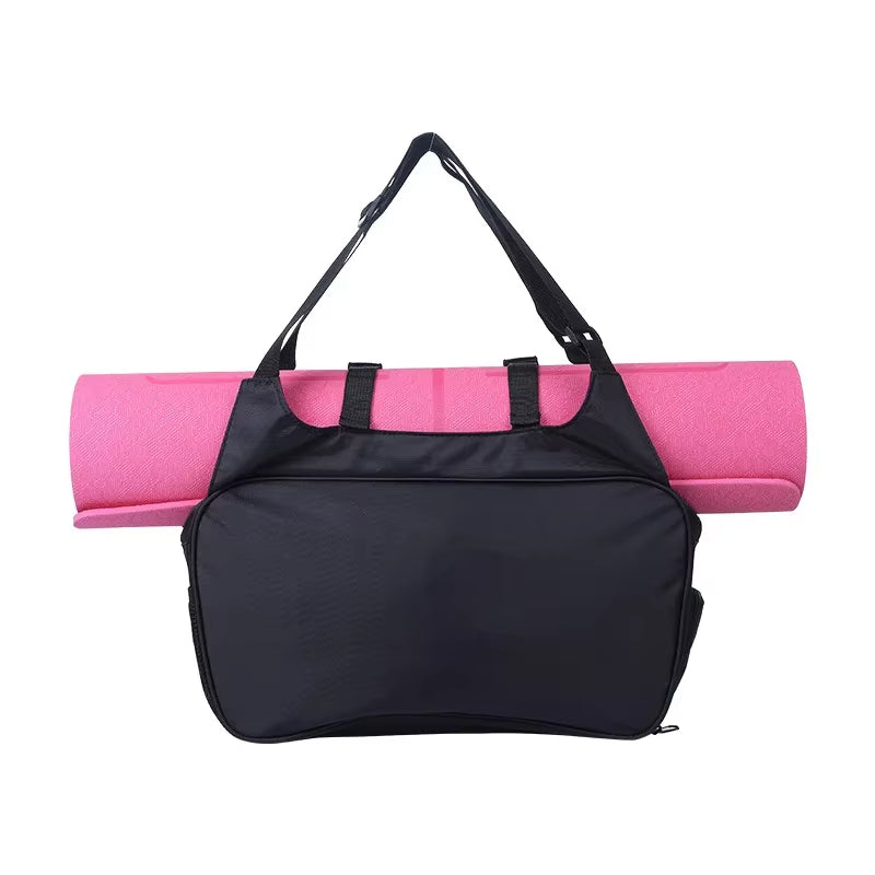 Sac de yoga imperméable en nylon – Rose & Noir