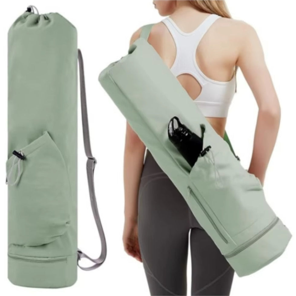 Sac de yoga vert grande capacité – Polyester