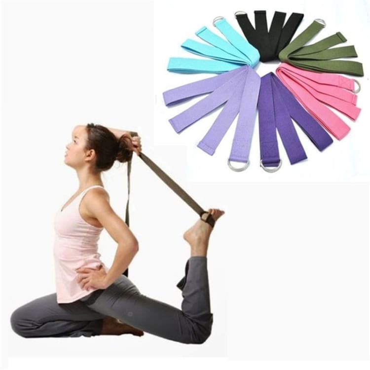 Sangle de Yoga en Coton Naturel Bio 180 × 3,5 cm