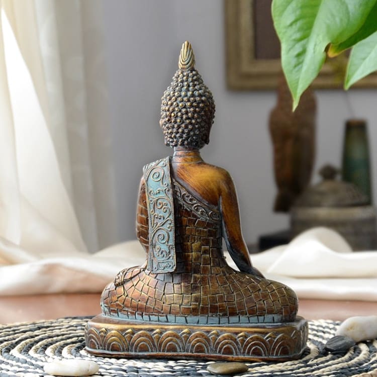 Statue Bouddha Thailandais Abhaya Mudra – Paix & Protection