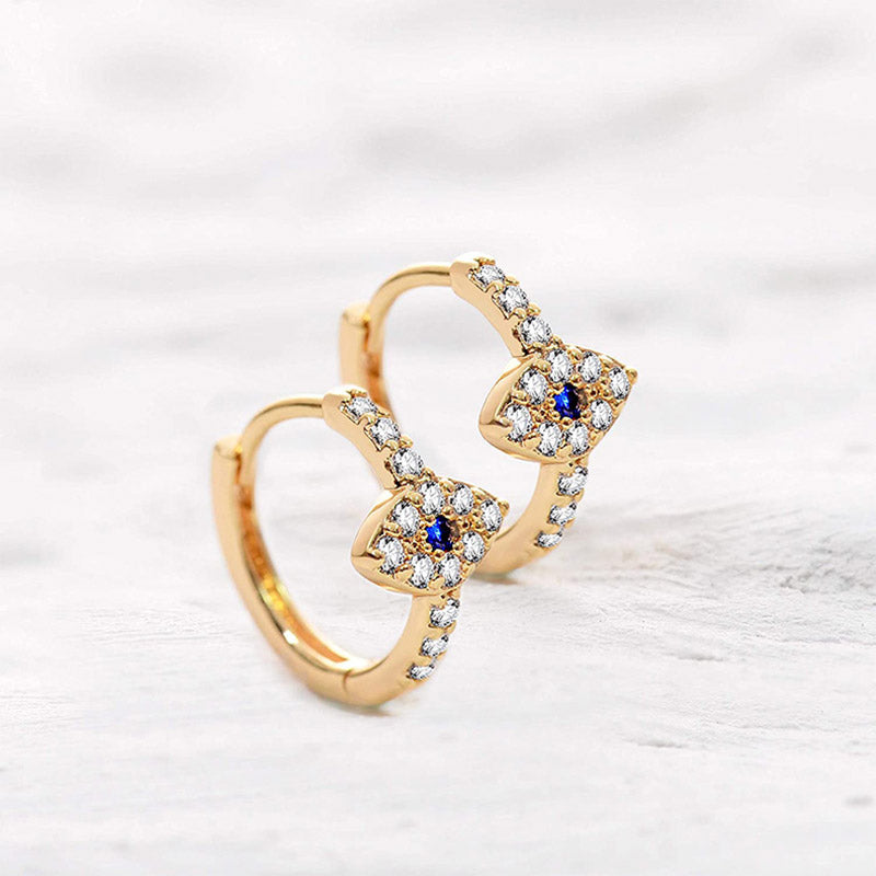 Boucles d’Oreilles Œil Protecteur Argent 925