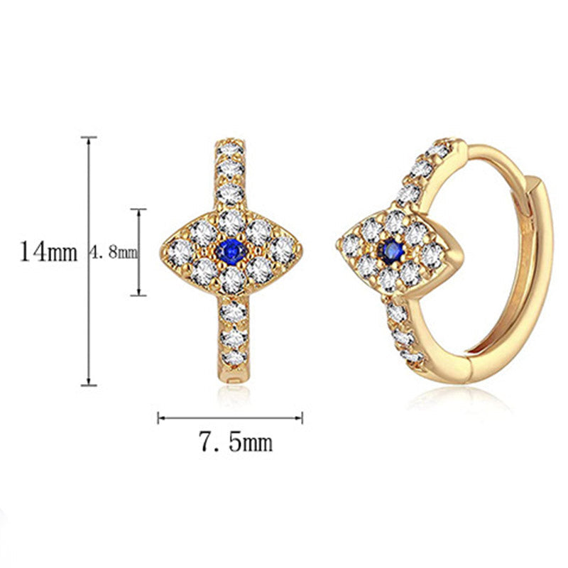 Boucles d’Oreilles Œil Protecteur Argent 925