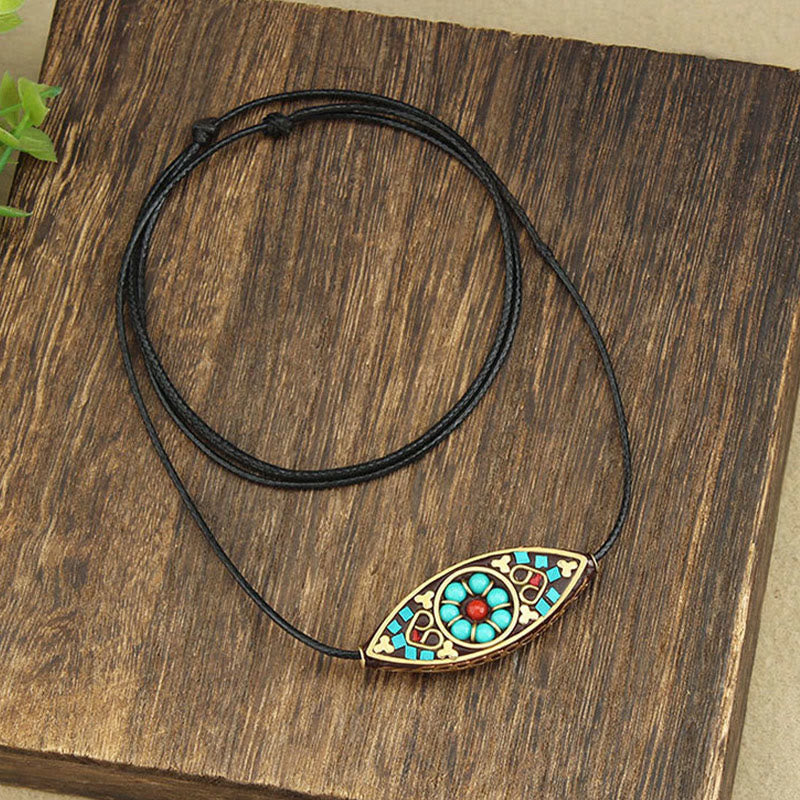 Pendentif Turquoise Marquise en Pierre Naturelle