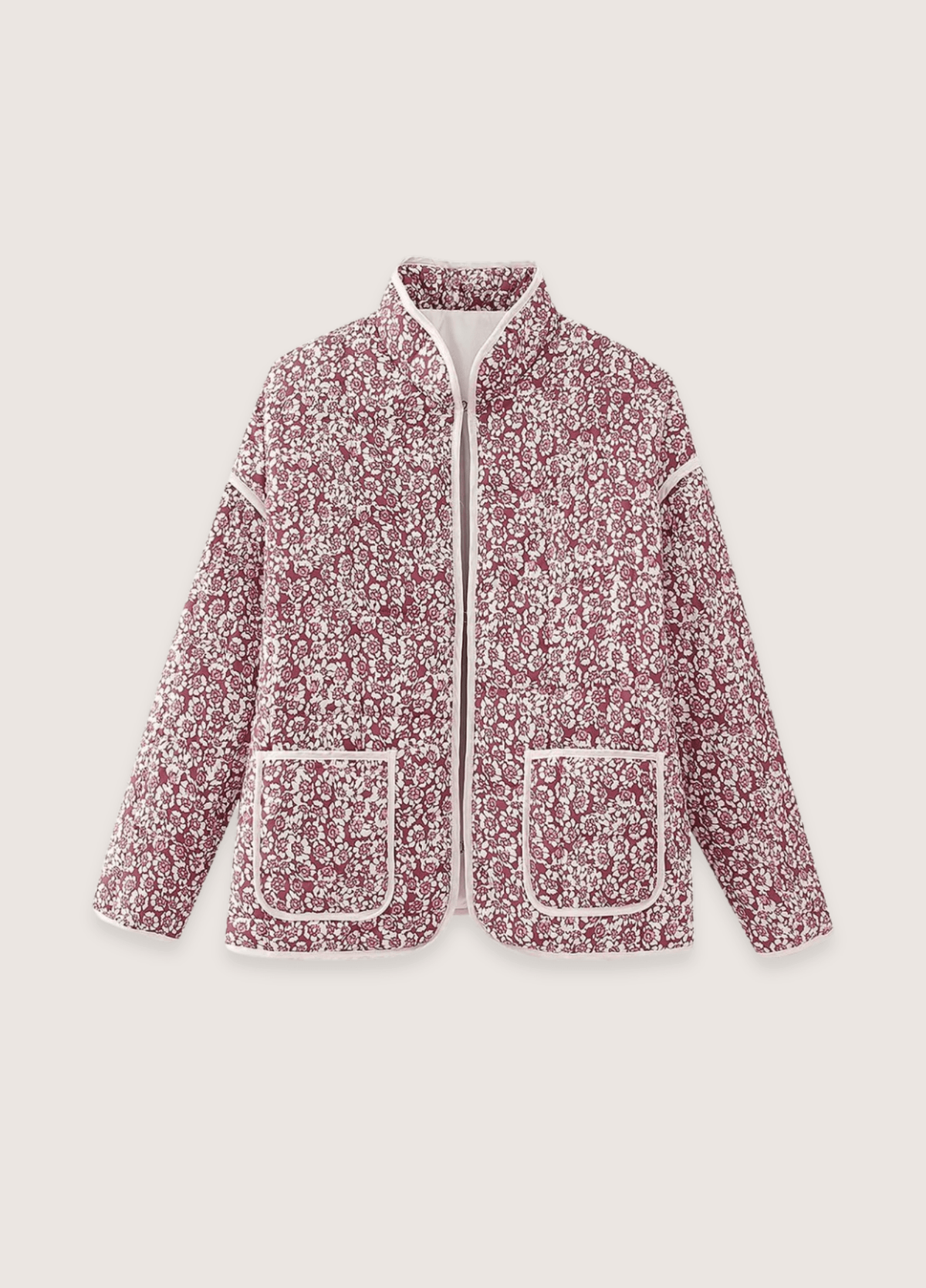 Veste kimono femme floral rose – Hana